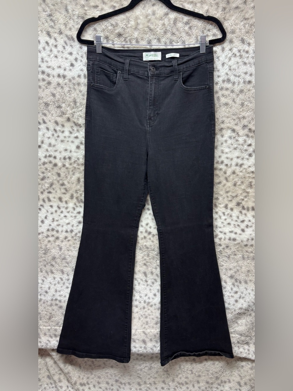 RE GENERATION DENIM FLARE PANTS